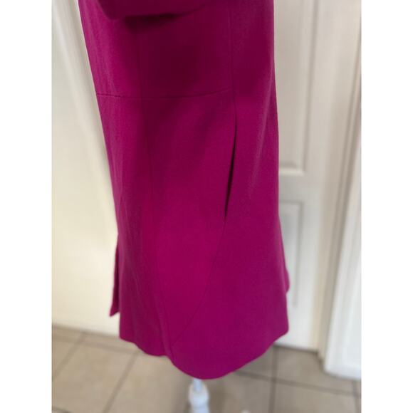 Vintage 90s y2k Levine Classics 2P Women Barbie core pink wool coat 1050 - Picture 3 of 8